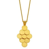 Çeyrek Altınlı 22 Ayar Kolye 25.80 Gram - 1