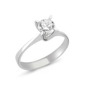 Altın Tektaş Yüzük 2.86 Gram 14 Ayar Altın - 1