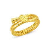 Sıralı Burma Yüzük 22 Ayar Altın 4.50 Gram - 1