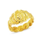 Erzurum Yüzük Saç Örgüsü 22 Ayar Altın 7.50 Gram - 1