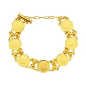 Ata Çeyrek Altınlı Bileklik 20,00 Gram 22 Ayar Altın - 1