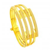 Kaburga bilezik Taşlı 3 kollu 30,00 Gram 22 Ayar Altın - 1