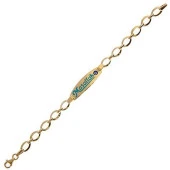 Maşallah Künye Mineli 3,20 Gram 14 Ayar Altın - 1