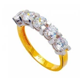 Beştaş Swarowski 14 Ayar Altın Yüzük - 1