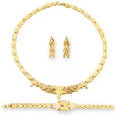 Düğün Set Çiçekli Model 46,00 Gram 22 Ayar Altın - 1