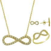 Üçlü Set Sonsuzluk 5,02 Gram 14 Ayar Altın - 1