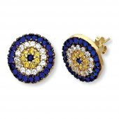 Küpe Sosyetegözü 2,60 Gram 14 Ayar Altın - 1