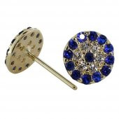 Küpe Sosyetegözü 0,87 Gram 14 Ayar Altın - 1