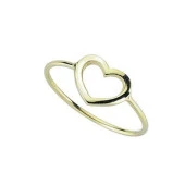 Yüzük Kalpli 0,82 Gram 14 Ayar Altın - 1