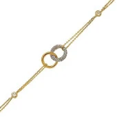 Sonsuz Aşk Bileklik 3,57 Gram 14 Ayar Altın thumbnail 1