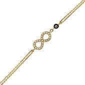 Sonsuzluk Bileklik 2,14 Gram 14 Ayar Altın - 1