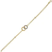 Sonsuz Aşk Bileklik 3,57 Gram 14 Ayar Altın thumbnail 2