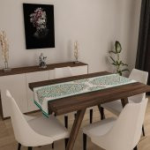 Dijital Baskılı Runner Yıkanabilir ve Silinebilir Kumaş Relax Desenli - 1