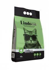 10 Lt Lindocat Kokusuz İnce Taneli Bentonite Kedi Kumu LİNDO CAT ORIGINAL WHITE Bentonit Kum - 1