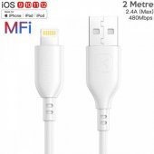 Apple MFİ Sertifikalı iPad Pro (12.9 inç) (2. nesil) Uym 2 Mt Şarj ve Data Kablosu, Hızlı Şarj Kablosu - 9