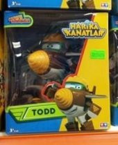 Orijinal Harika Kanatlar Super Wings Robota Dönüşen Oyuncak Todd - 1