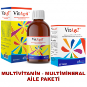 VitAgil Şurup ve Tablet - Multivitamin + Multimineral Aile Paketi - 1