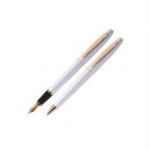Scrikss Takım Kalem Dolma+Tükenmez Beyaz Altın 35 - 1