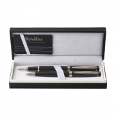 Scrikss Takım Kalem Dolma+Tükenmez Mat Siyah 38 - 1