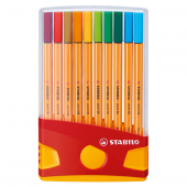 Stabilo Keçe Uçlu İnce Kalem 88 Point 0.4 MM Karışık Renk 20 Lİ Colorparade 8820-03 - 1
