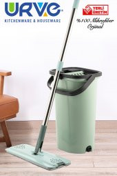 Urve Smart Flat Mop Temizlik Seti Turkuaz - 1