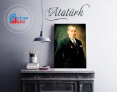 Mustafa Kemal Atatürk TABLO 56cm X 86cm ÜCRETSİZ KARGO - 1