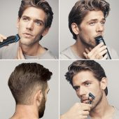 Braun MGK 5045 Erkek Bakım Kiti AutoSense Teknoloji Siyah&Mavi Kablosuz Islak&Kuru 7in1 Şekillendirici + Gillette Hediye - 3