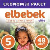 ELBEBEK ELİTE BEBEK BEZİ 5 NUMARA JUNIOR 48 ADET - 1