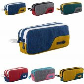 Kalemlig Kalem Kutusu Çift Bölmeli Krımo Smart Impertex Kumaş KL19-KS25 - 1