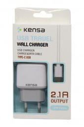 Kensa 2.1A Type-C Şarj Aleti - 1