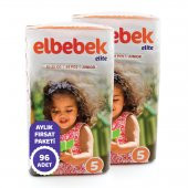 ELBEBEK ELİTE BEBEK BEZİ 5 NUMARA JUNIOR 96 ADET - 2