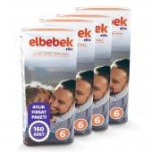 ELBEBEK ELİTE BEBEK BEZİ 6 NUMARA X LARGE 160 ADET - 2