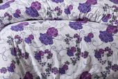 Toprak Ev Elegant  %100 Pamuk Çiçekli Çift Kişilik Nevresim Takımı - 9219 - 3