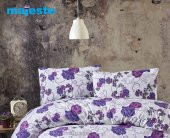 Toprak Ev Elegant  %100 Pamuk Çiçekli Çift Kişilik Nevresim Takımı - 9219 - 4