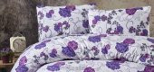 Toprak Ev Elegant  %100 Pamuk Çiçekli Çift Kişilik Nevresim Takımı - 9219 - 5