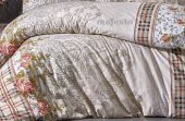 Toprak Ev Elegant %100 Pamuk Çiçekli Çift Kişilik Nevresim Takımı - 11130 - 6