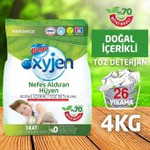 Bingo Oksijen Doğal İçerikli Toz Çamaşır Deterjanı 2 x 4 Kg - 2