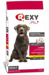 15 Kg Yetişkin Köpek Maması Rexy ( Kuzu Etli & Pirinçli) Kuru Mama - 1