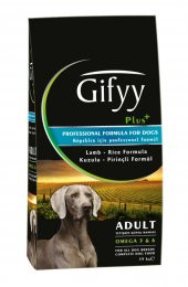 15 KG YETİŞKİN KÖPEK MAMASI GİFYY 22/10 ( KUZU ETLİ & PİRİNÇLİ ) KURU MAMA - 1