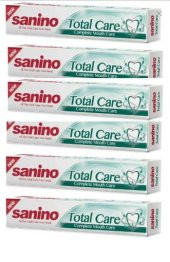 Sanino Komple Bakım Total Care Diş Macunu 100ml x 6 Adet - 1