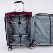 Escape 2020 Kumaş 8 Tekerlek Valiz Orta Boy Bordo - 5