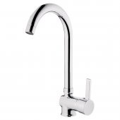 Tema Prima Tek Gövde Kuğu Evye Mutfak Bataryası Musluk - 1