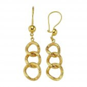 22 Ayar Altın Uzayyolu Küpe 6 Gram - 1