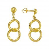 22 Ayar Altın Uzayyolu Küpe 4 Gram - 1