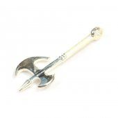 925 Ayar Gümüş Balta Model Kolye Ucu - 2