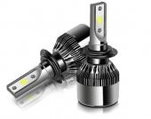 NİKEN H7 ŞİMŞEK ETKİLİ UZUN KISA AMPÜL LED XENON SET - HEDİYELİ - 2