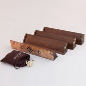 Helena Wood Art Kardelen El Yapımı Masif Ahşap Okey Takımı Mozaikli Mazel - 2