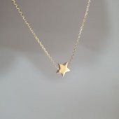 14 Ayar Altın Yıldız Kolye thumbnail 2