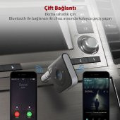 TAOTRONICS Bluetooth Alıcı 3.5 mm Stereo Çıkış ve Eller Serbest Arama 15 TT-BR06 - 1