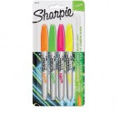 SHARPIE PERMANENT SET FINE 4 LÜ NEON - 1
